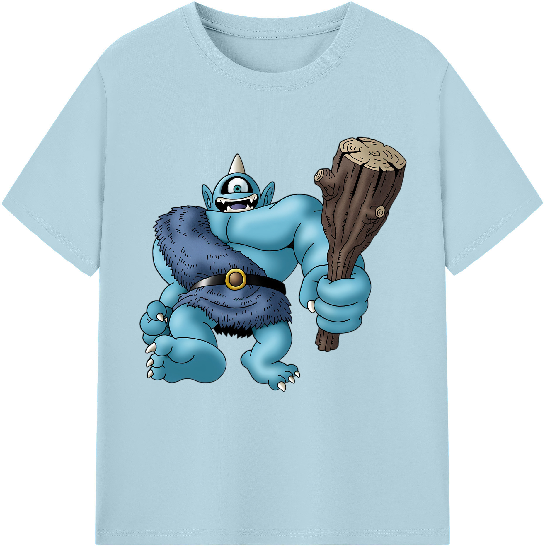 （画像用） ドラゴンクエスト Doragon Kuesuto Dragon Quest 綿100％半袖Tシャツ（フロントプリント）